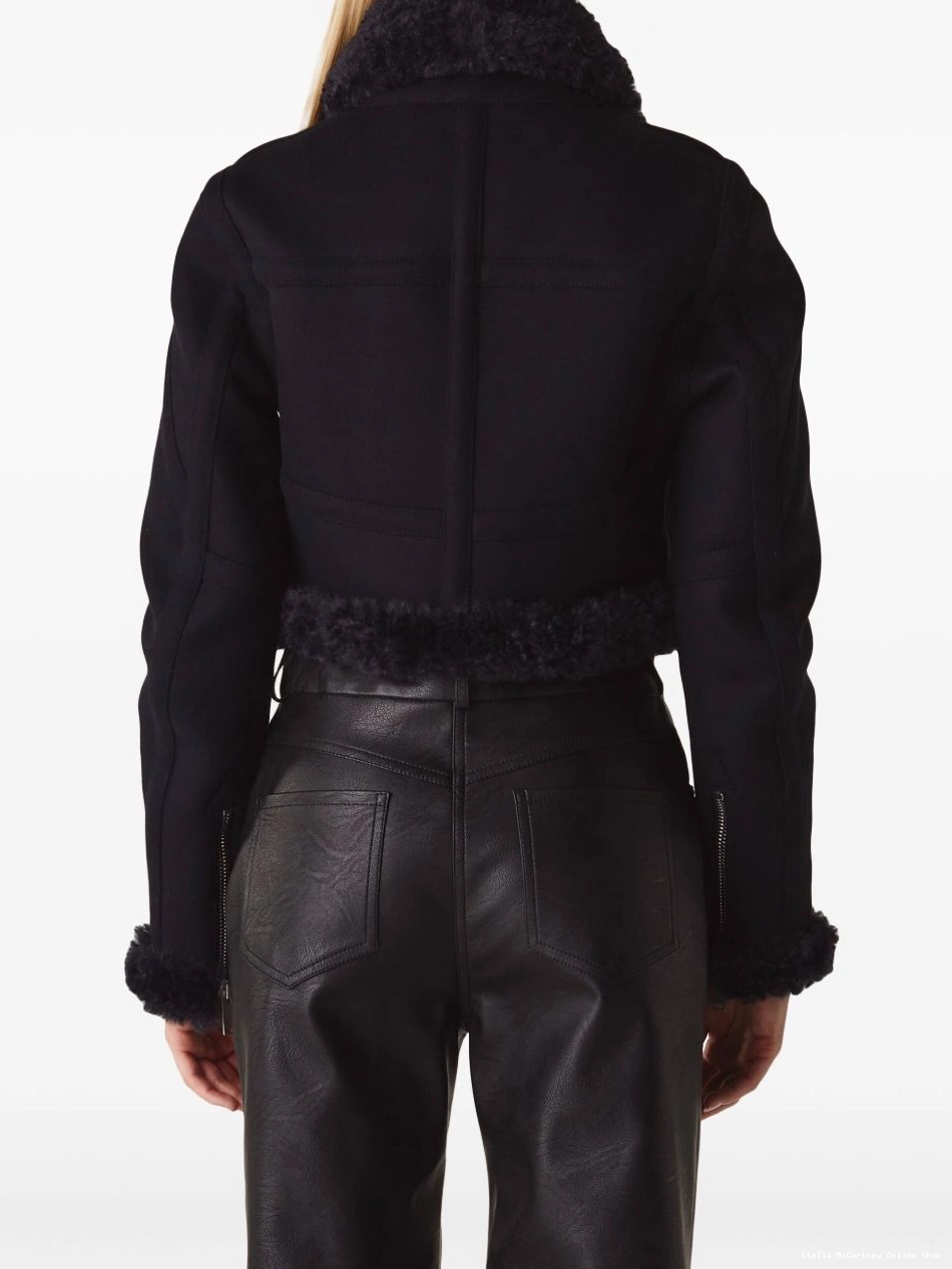 Affordable aviator Women Stella cropped jacket McCartney 0711